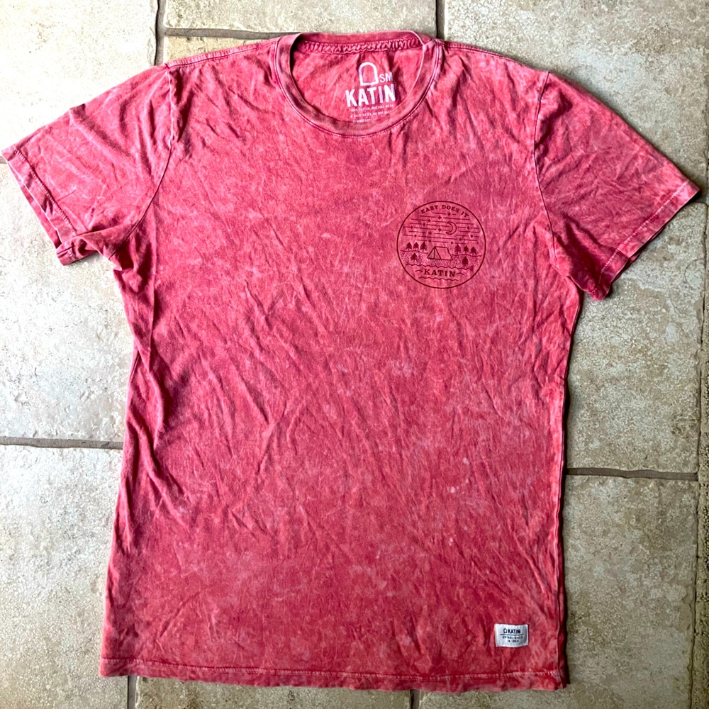 Vintage Katin Surf Est. 1954 'See You Out There' Shirt Small Tie Dye Acid Wash